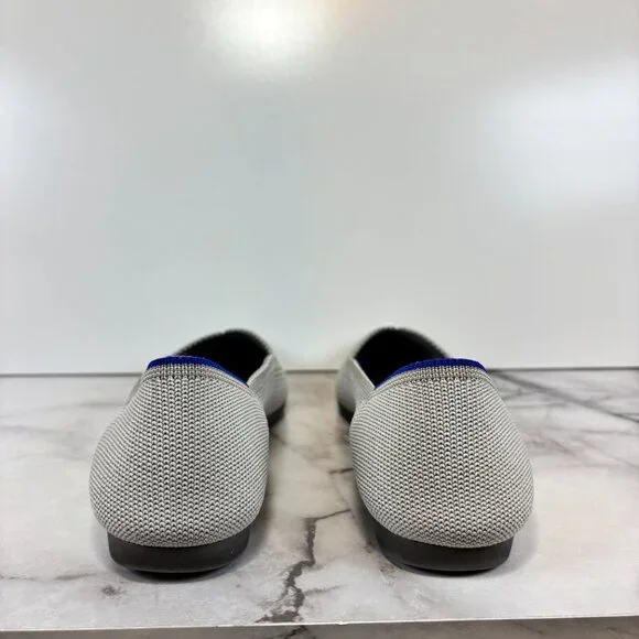 Rothy's The Point Dove Gray Knit Ballet Flats Women's Size 6.5 - Picture 4 of 9